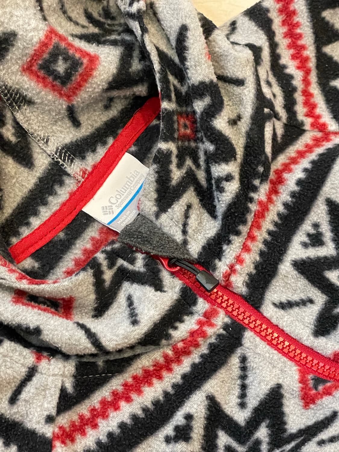 컬럼비아 눈꽃나바호 플리스 후드집업 상품이미지7