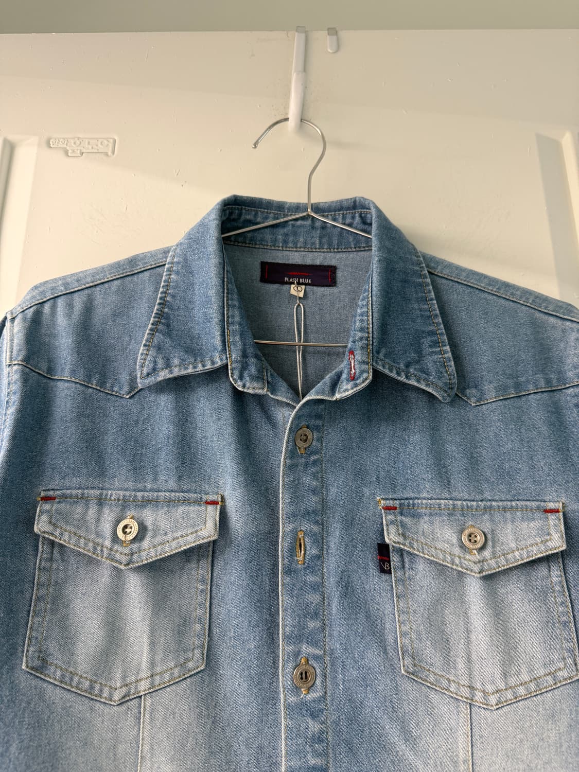 일본빈티지 FLASH BLUE 데님 셔츠자켓 상품이미지6