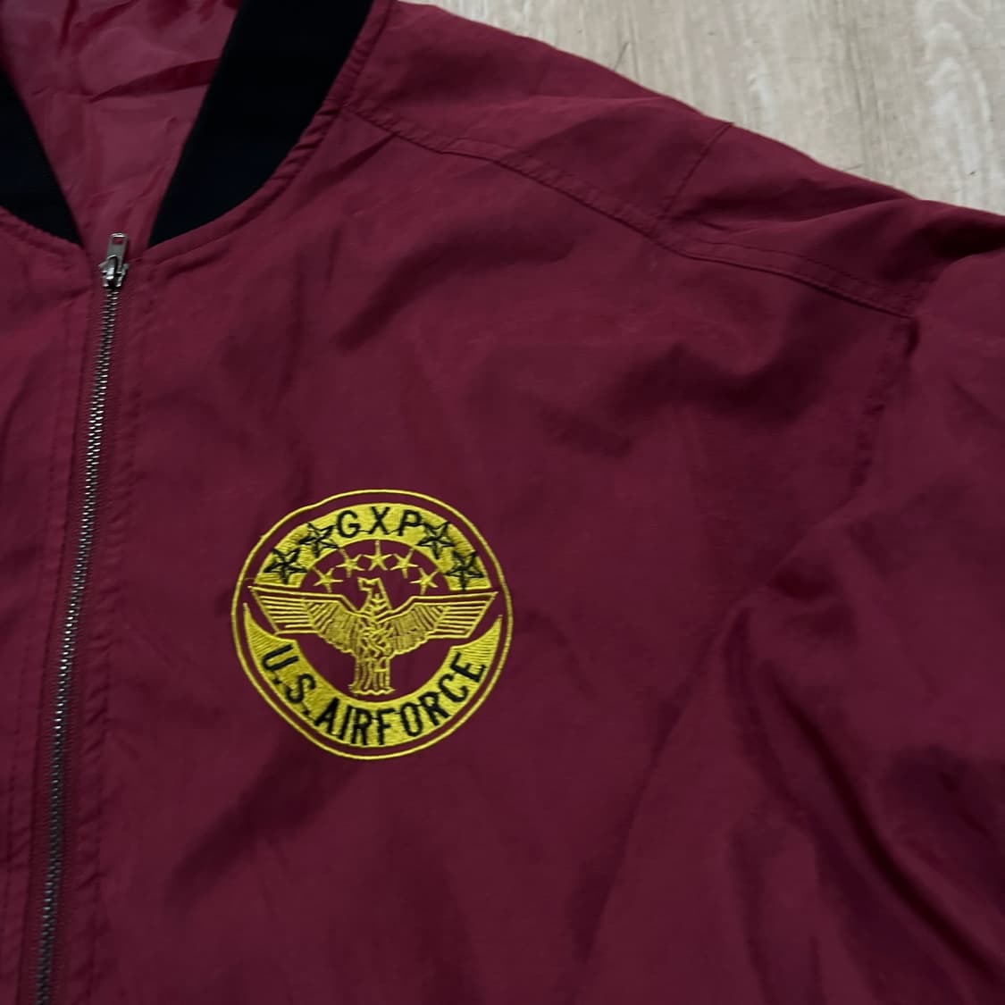 US AIR FORCE 밀리터리 와펜 봄버 MA1 항공점퍼  상품이미지3