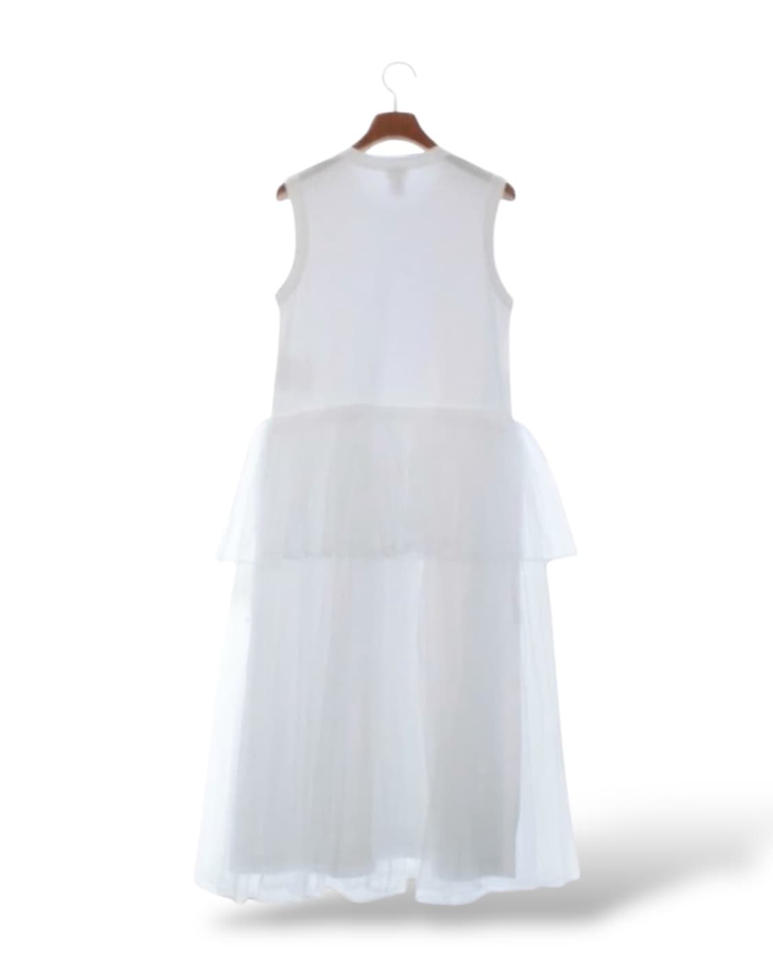 noir kei ninomiya 시어 레이어드 드레스 원피스 꼼데가르송 상품이미지2