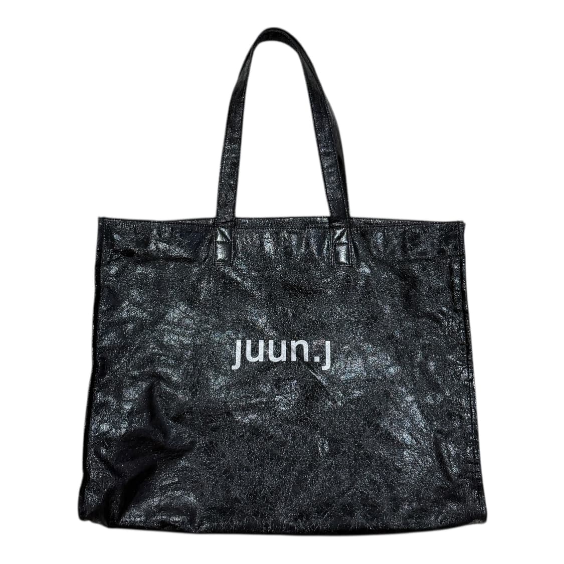 준지 유광 쇼퍼백 가방 블랙 상품이미지1