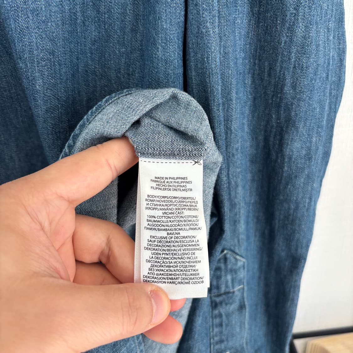 폴로 랄프로렌 데님 셔츠 L 상품이미지4