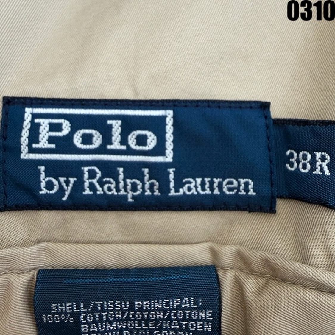 폴로 랄프로렌 클래식 코튼 블레이저 자켓 38R 0310 상품이미지6