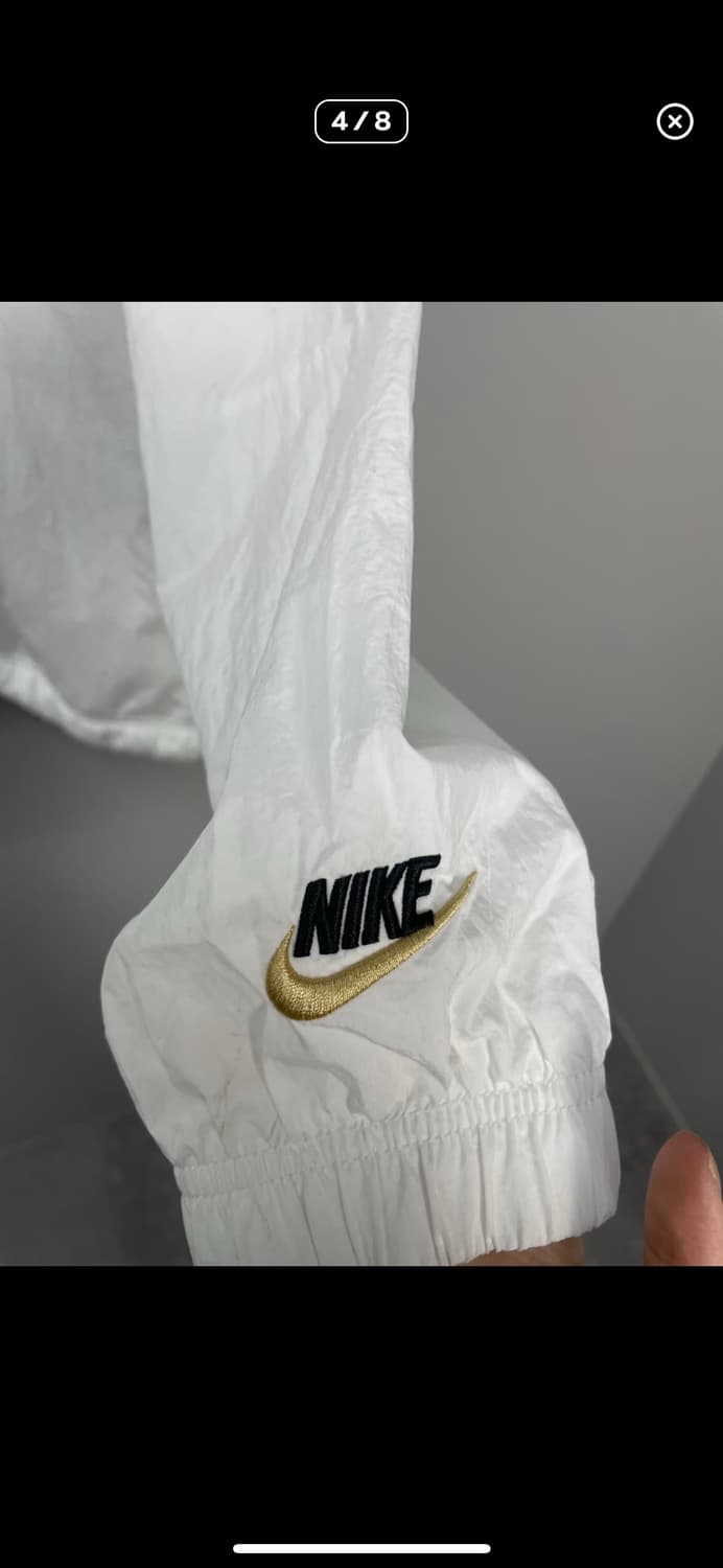 나이키 우븐 백로고 화이트 바람막이 자켓 A3162 상품이미지4