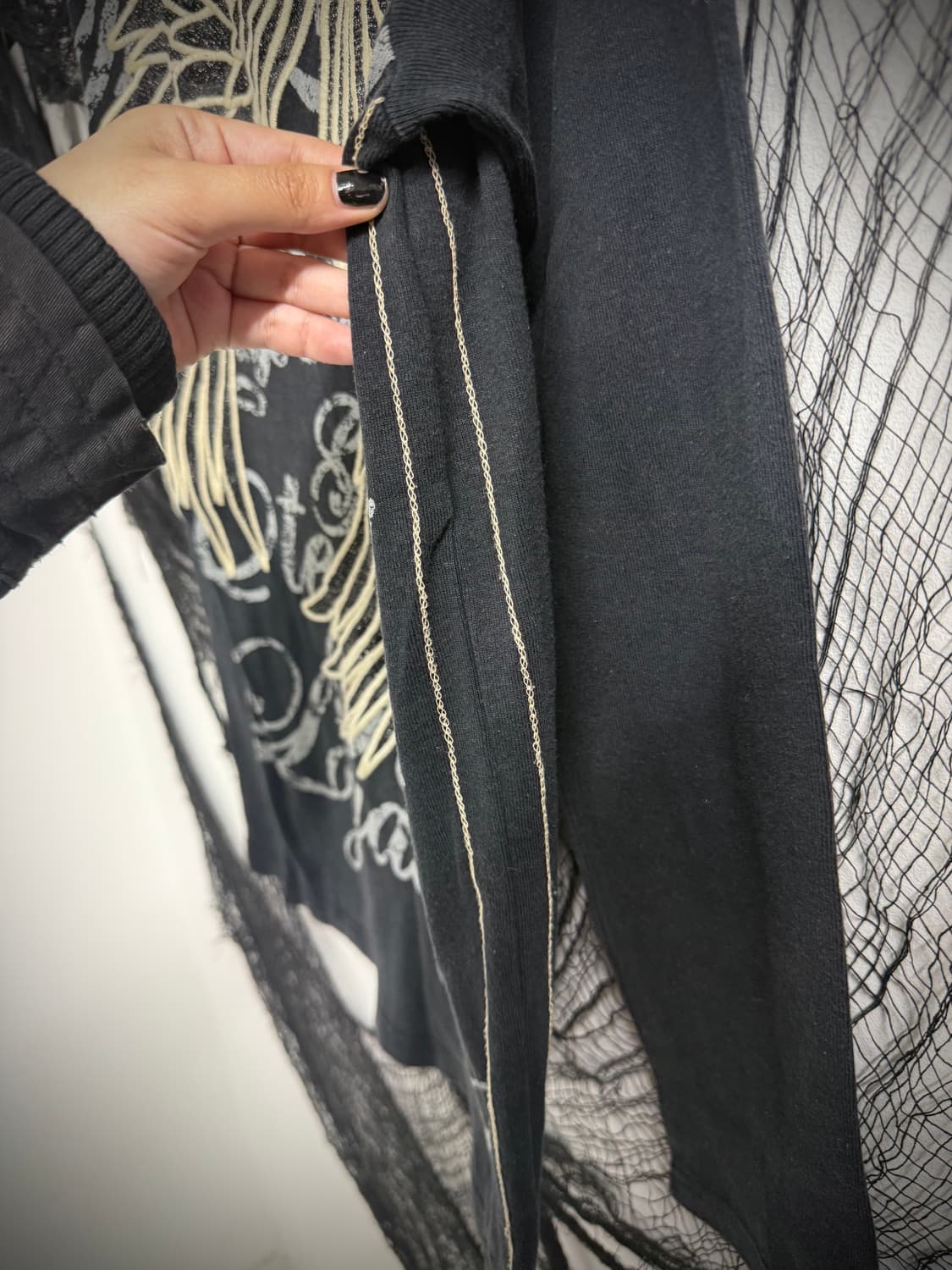 Wing embriodery printing longsleeve 상품이미지4