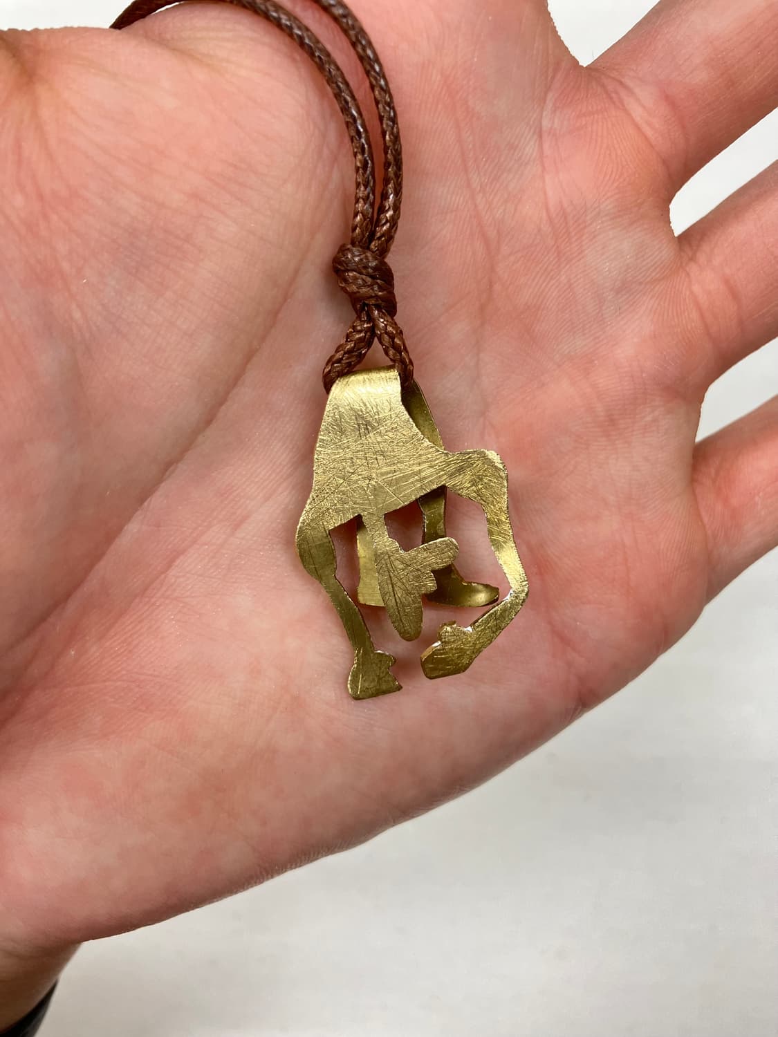 Hangman Pendant Necklace (Bronze) 상품이미지3