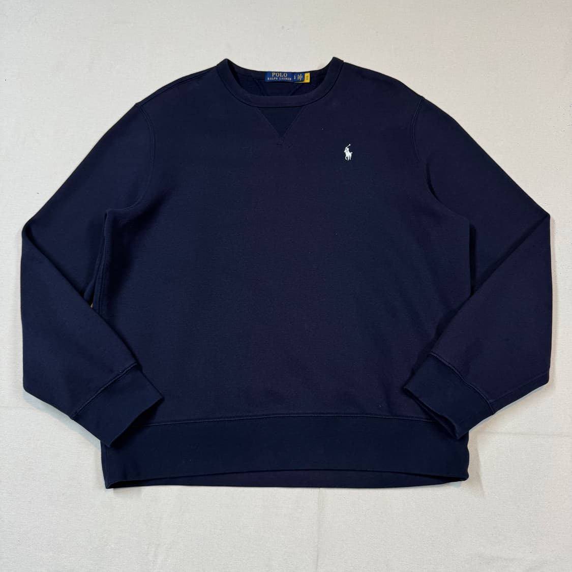 L) 폴로 랄프로렌 네이비 맨투맨 큐알탭 상품이미지1