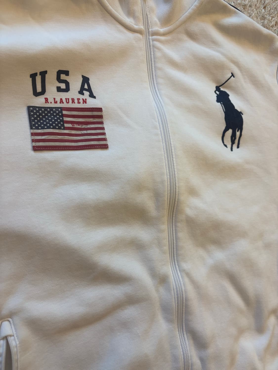 폴로 빅포니 성조기 usa 트랙집업 상품이미지2