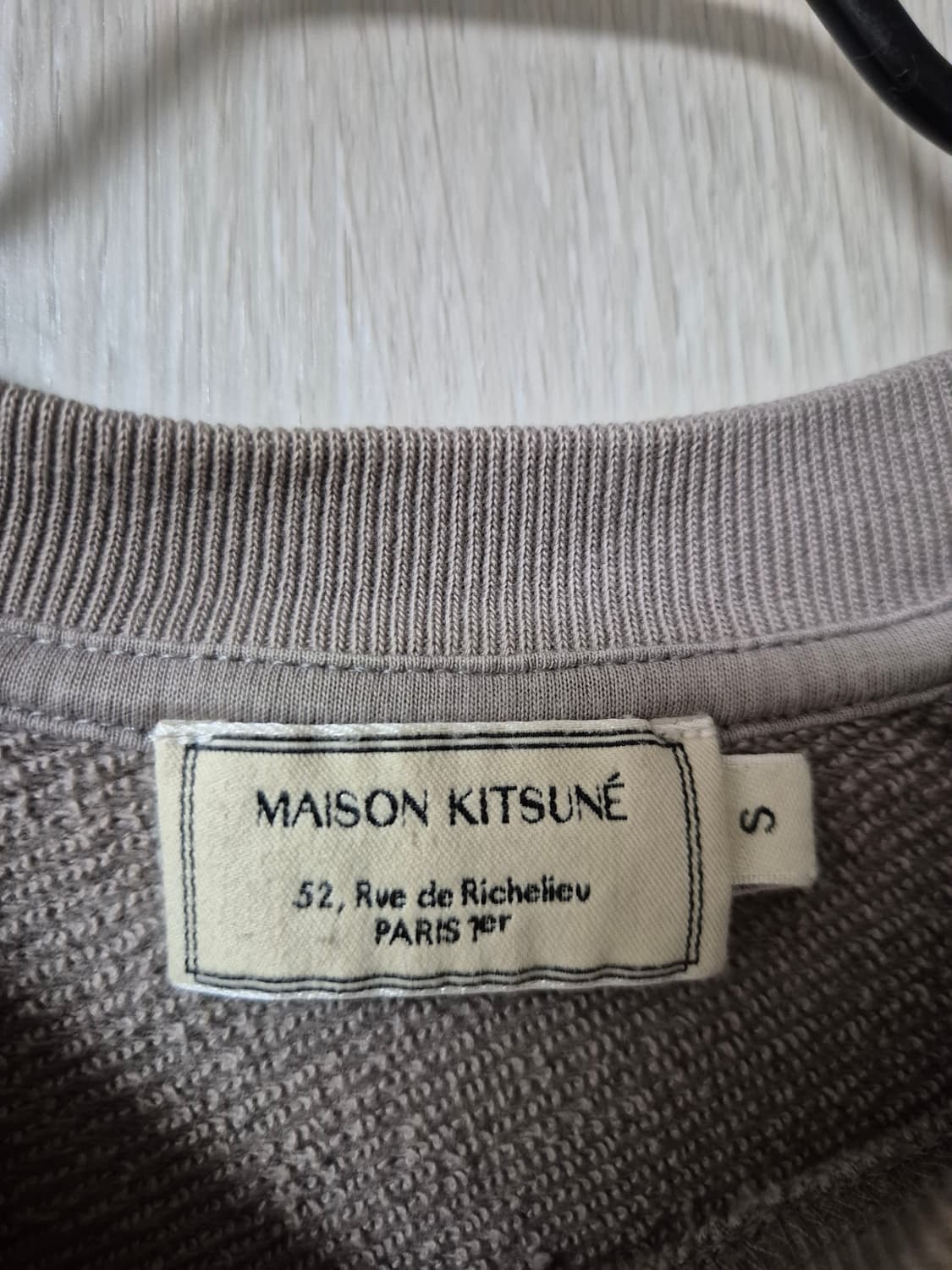 (정품) 메종키츠네 폭스 헤드 맨투맨  S 남성 상품이미지5