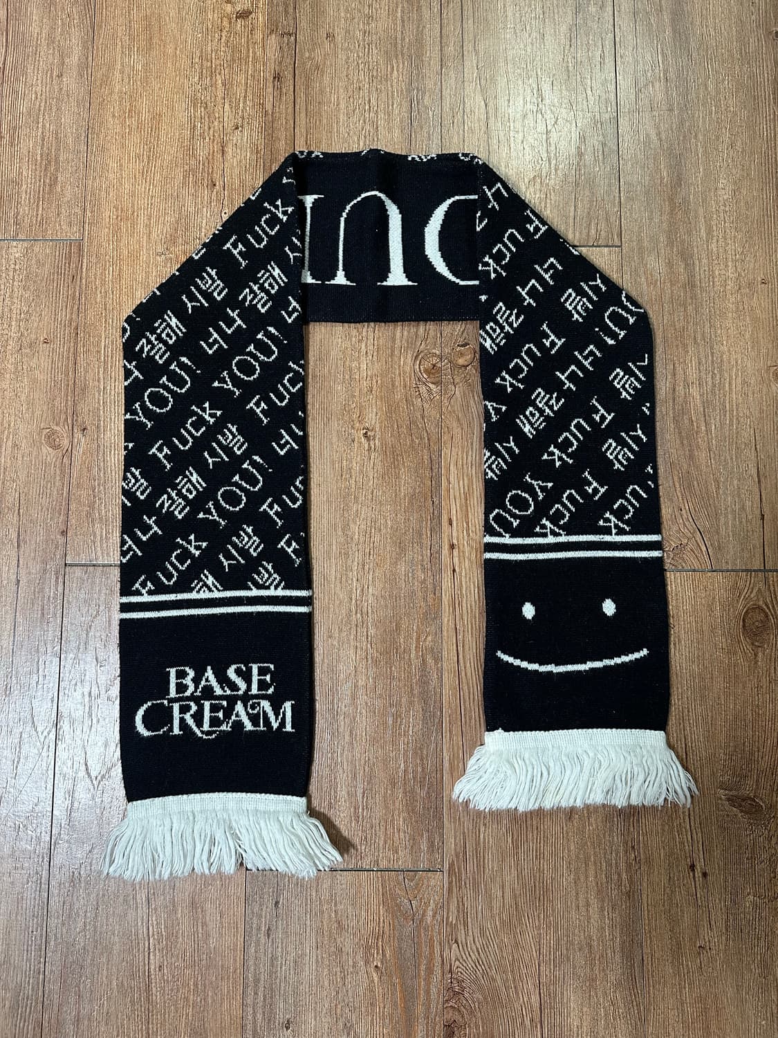 베이스크림 너잘시 머플러 블랙 상품이미지2