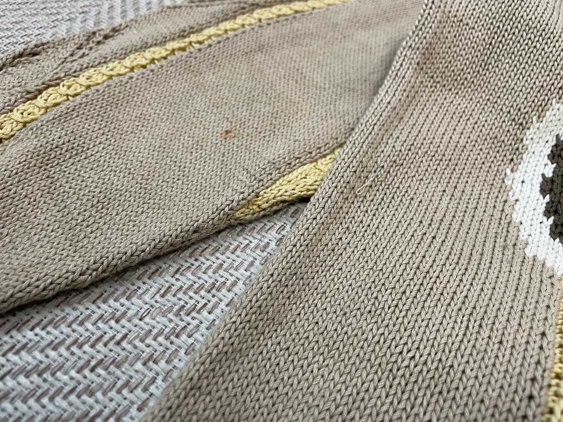 빈티지 핸드메이드 에스닉 베어 가디건  J03739 상품이미지4