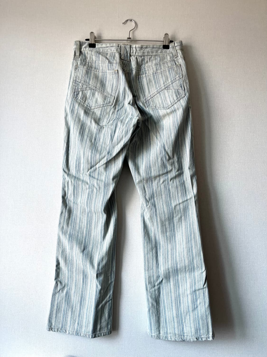 스트라이프 데님 진 상품이미지4