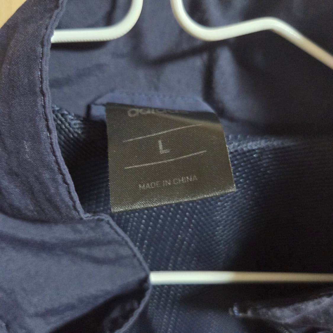 [L]adidas 아디다스 우븐 트랙 바람막이 자켓 네이비 상품이미지3