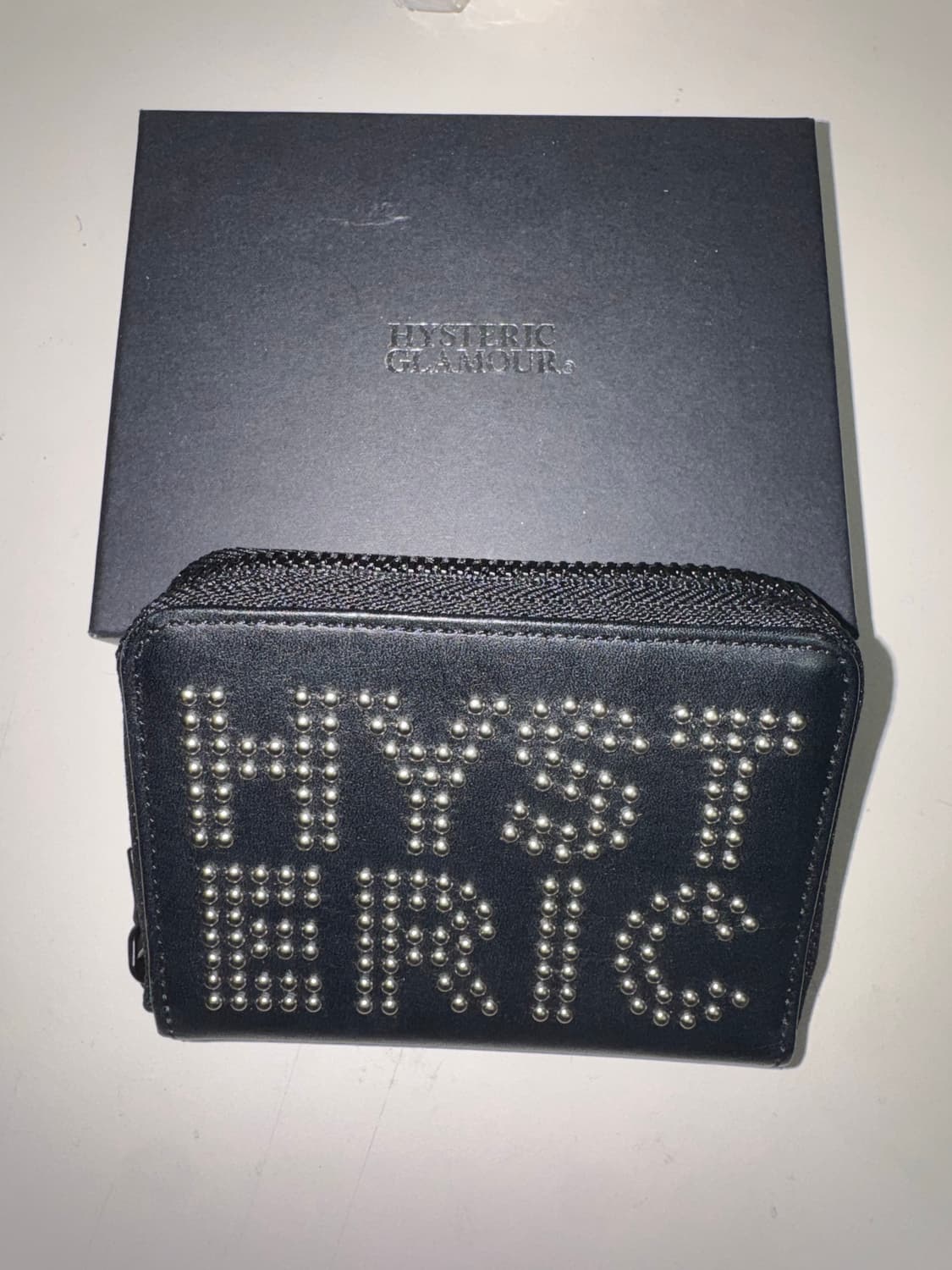 히스테릭글래머 로고 스터드 레더 지갑 상품이미지5