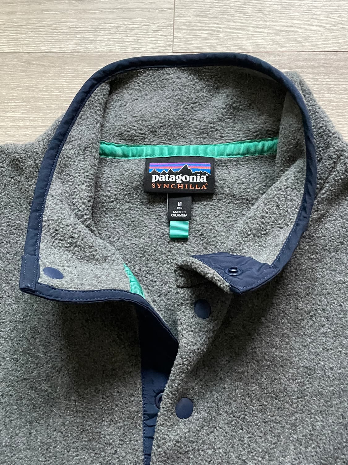 파타고니아 신칠라 니켈 네이비 그레이 플리스 patagonia 상품이미지3
