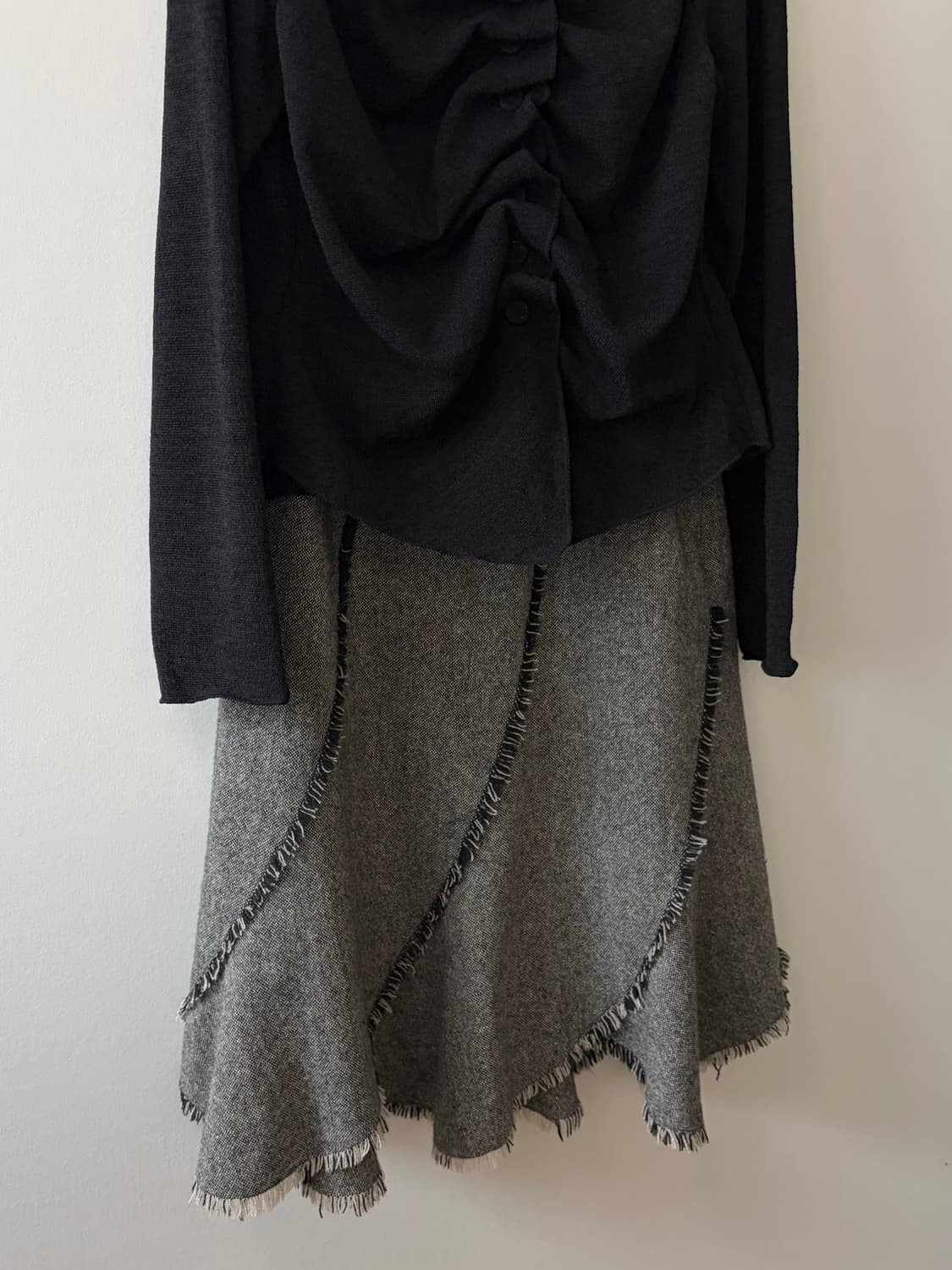 빈티지 울 태슬 스커트 상품이미지3