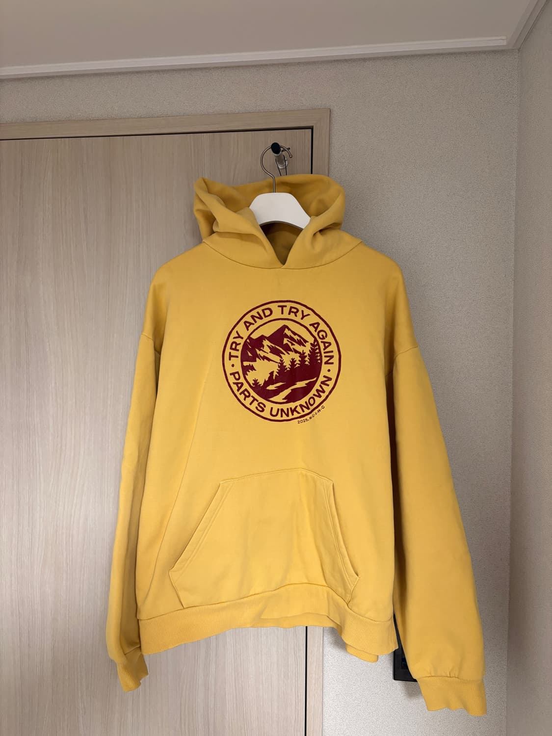 컬렉트피시스 tata 후드 옐로우 XL 상품이미지1