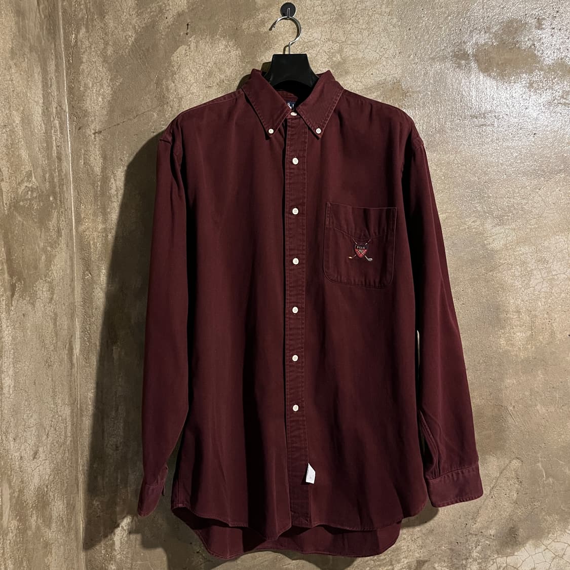 폴로랄프로렌 솔리드셔츠 버건디 상품이미지5