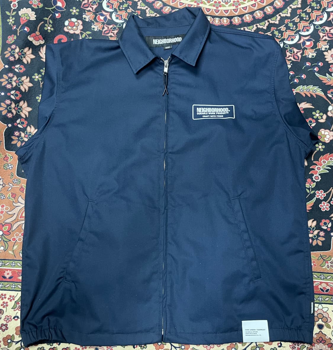 [L] 네이버후드 23ss 네이비 워크자켓 상품이미지2
