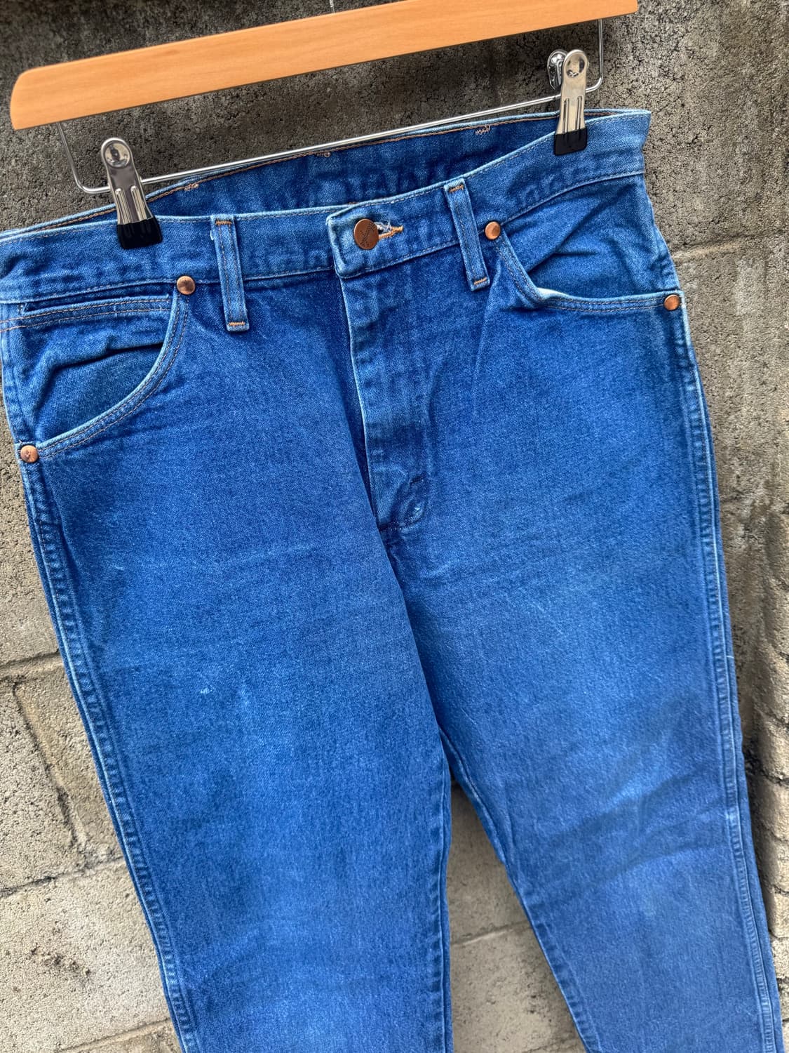 00s 랭글러 빈티지 13mwz 카우보이컷 데님 팬츠 상품이미지4