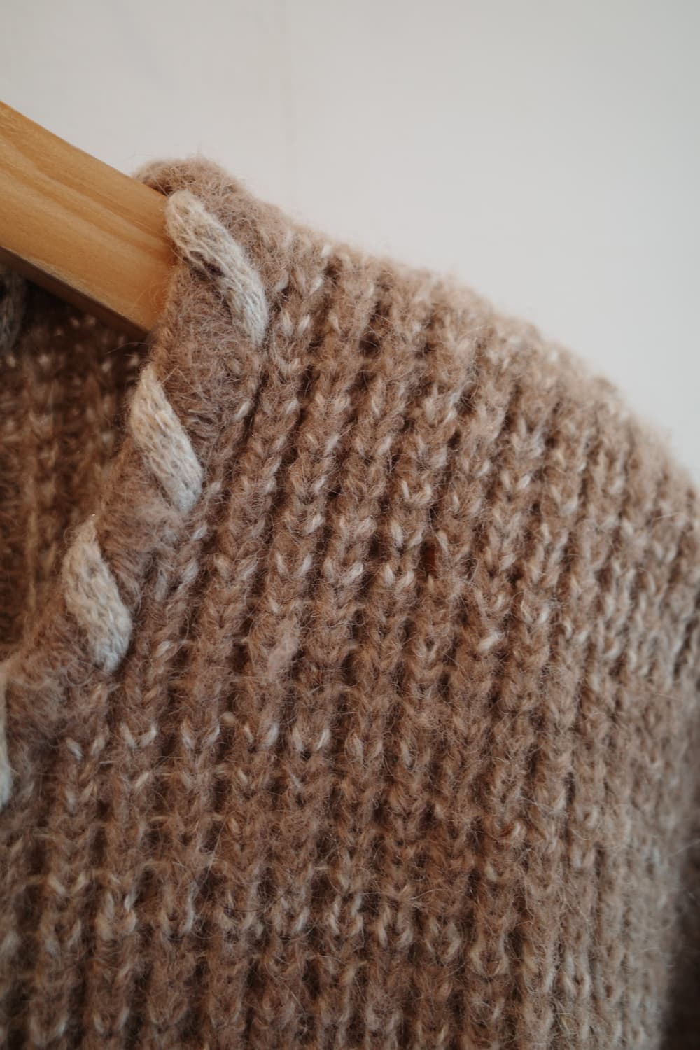 Japan brand 울 가디건 상품이미지4