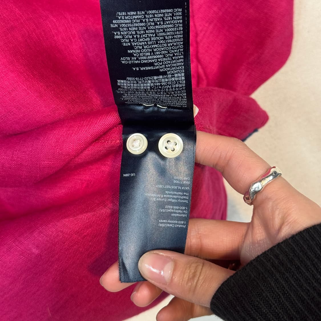 L) 타미힐피거 프리미엄 린넨 셔츠 상품이미지7