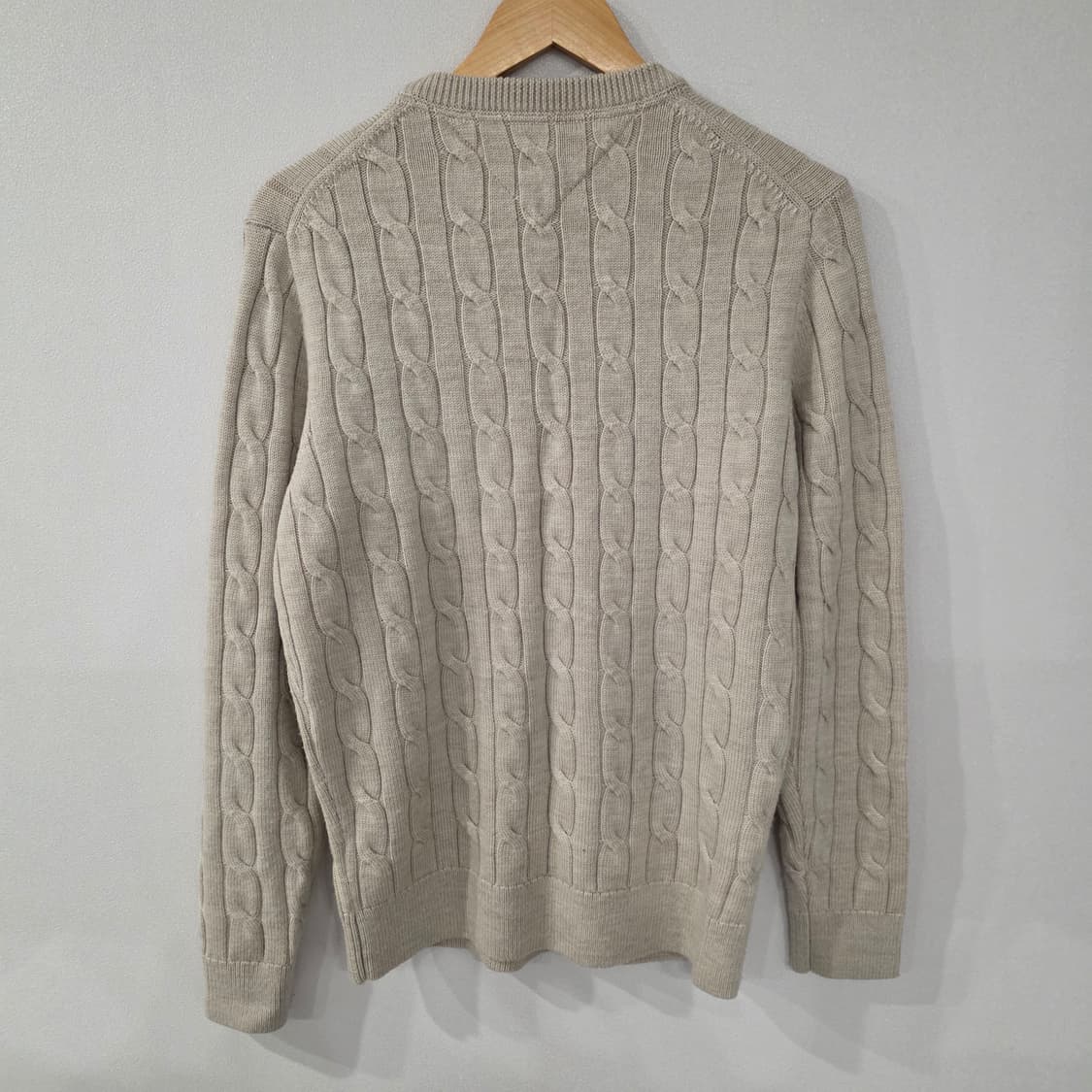 타미힐피거 케이블 니트 아이보리 M 상품이미지6