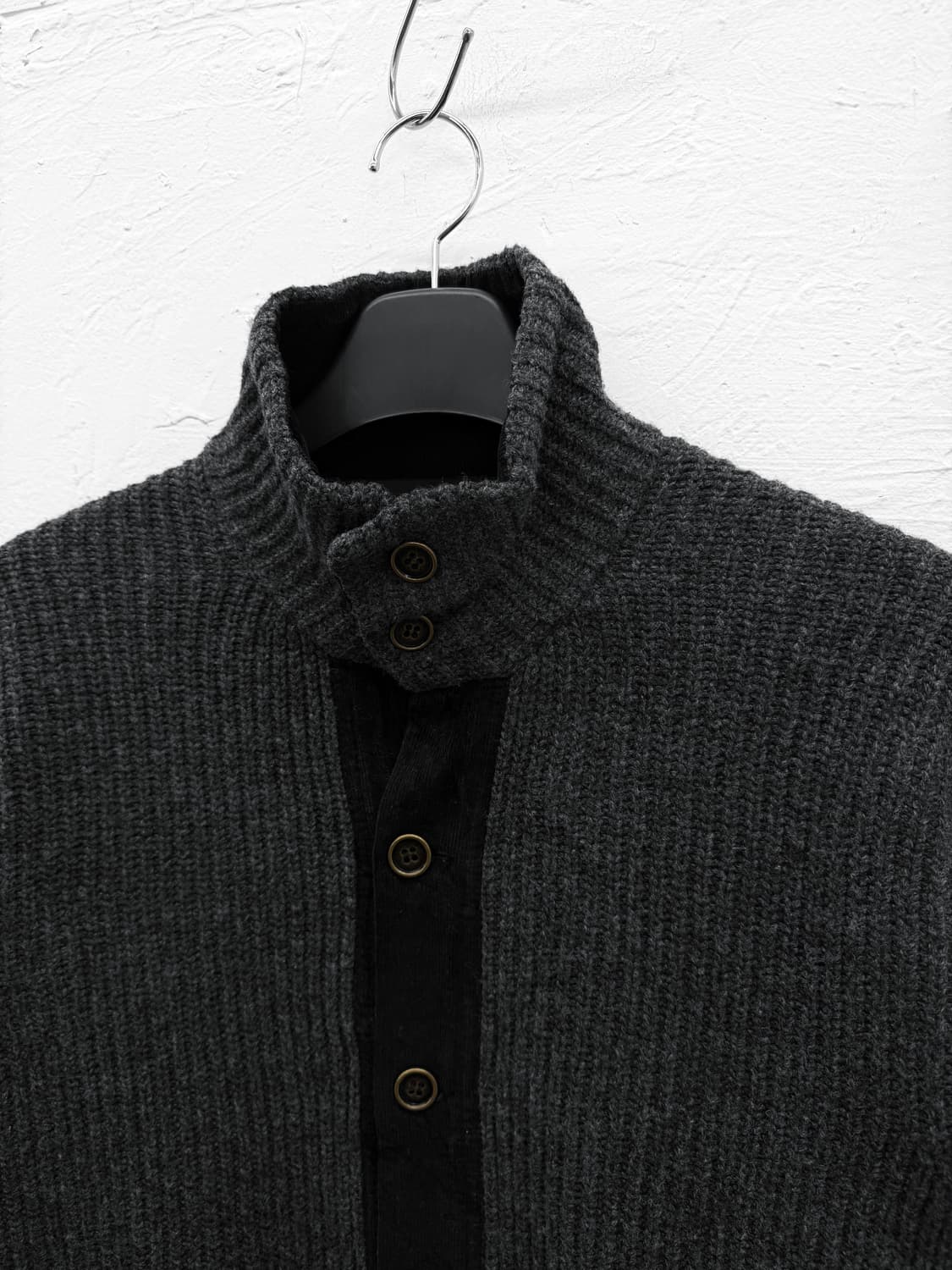 een 하이넥 니트 가디건 상품이미지2