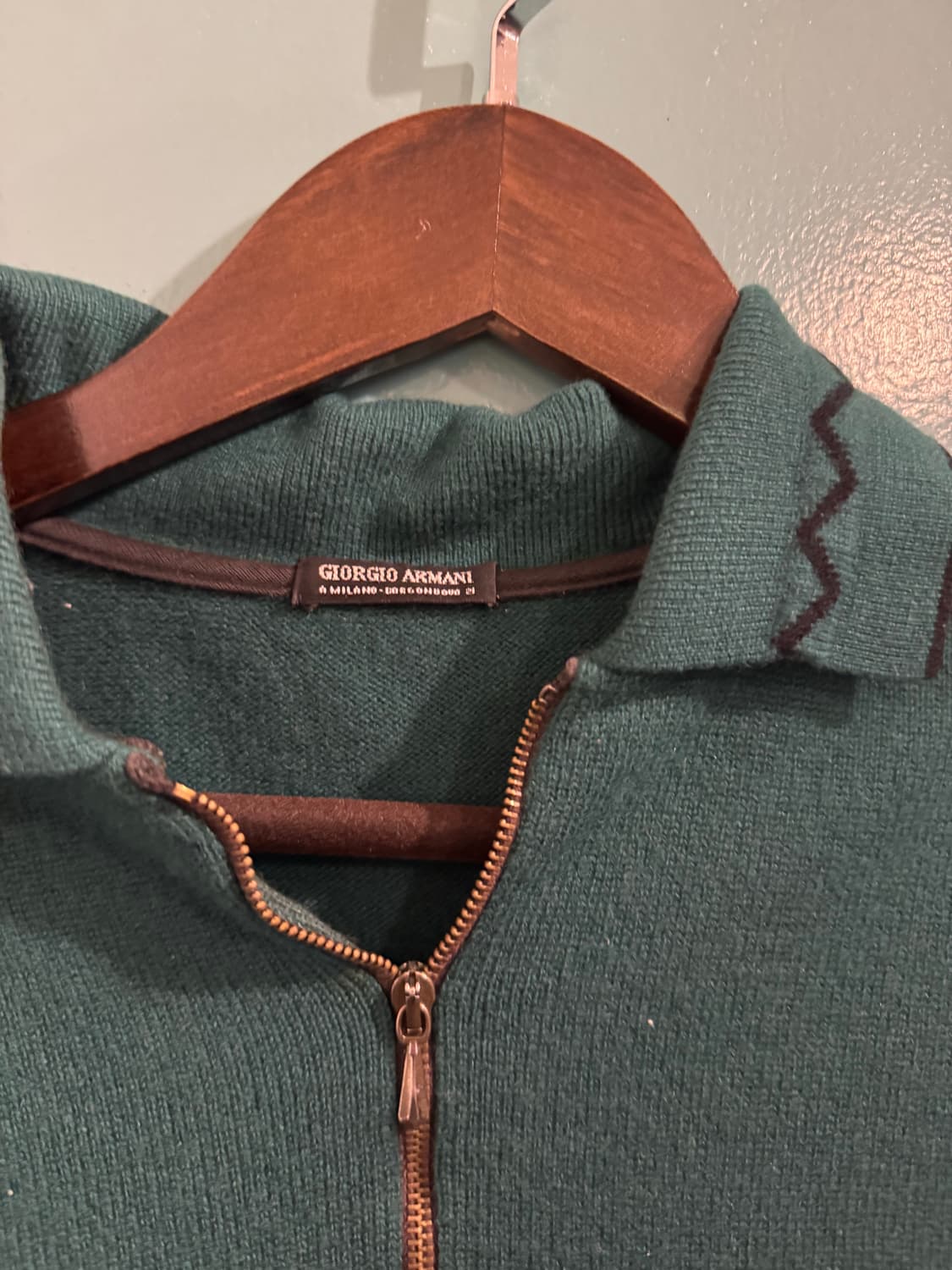 90s 조르지오 아르마니 메인라인 pk니트 상품이미지3