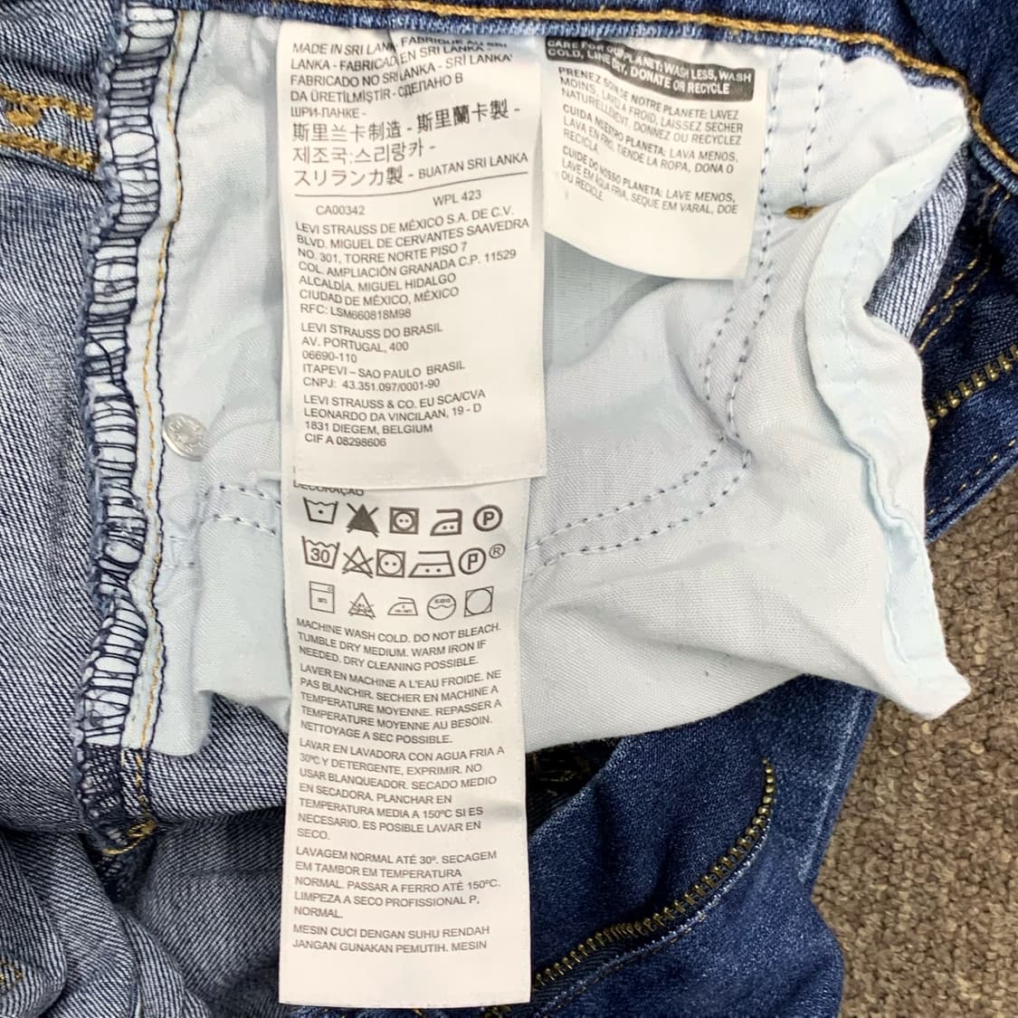 [27] 리바이스 724 하이웨스트 스트레이트핏 데님팬츠 상품이미지6