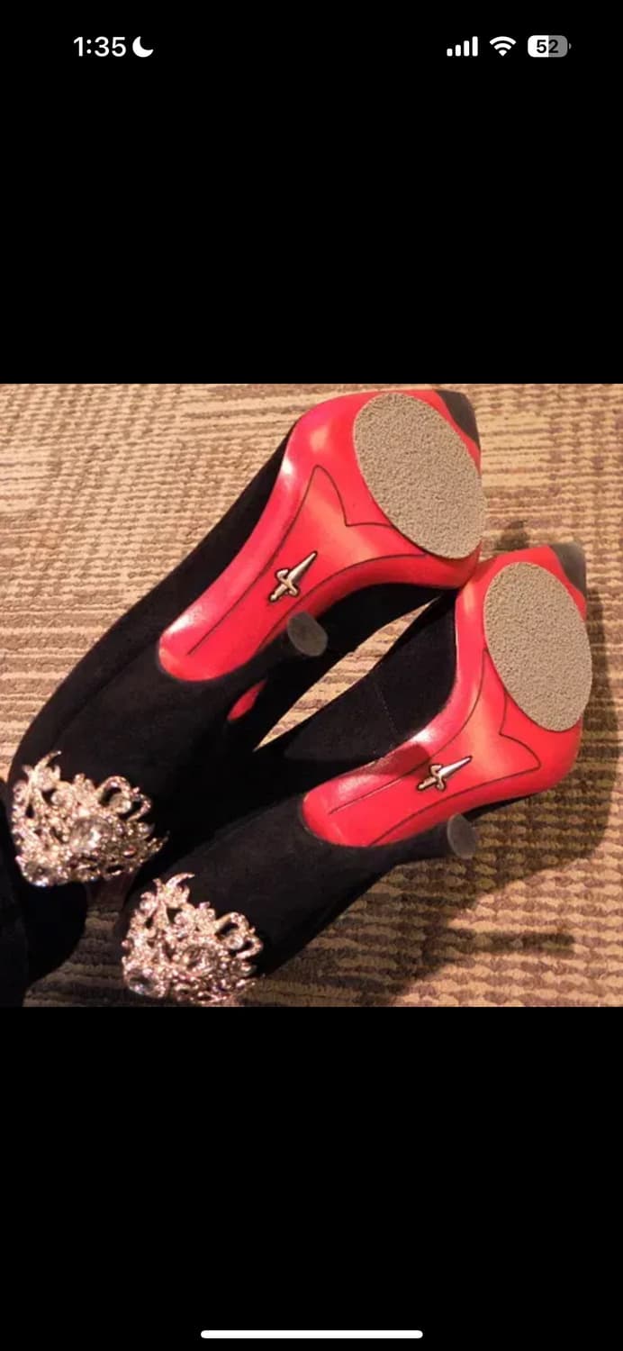 체사레 파조티 스틸레토 힐 (정품) 240~245 고딕 로맨틱 고스 상품이미지4