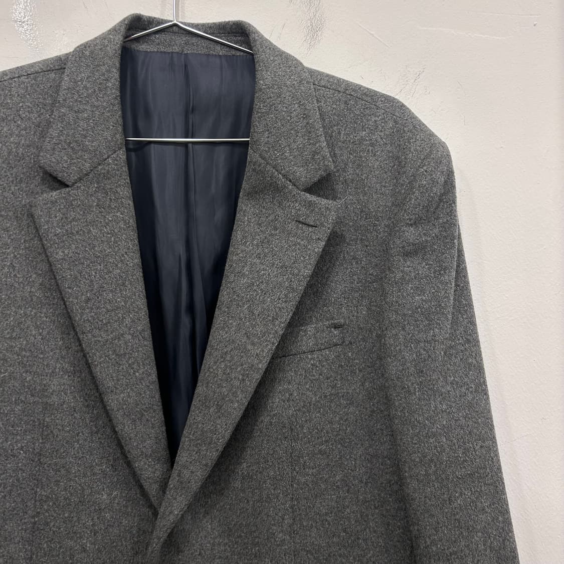 지오송지오 울케시미어블랜드 투버튼 하프코트 상품이미지1