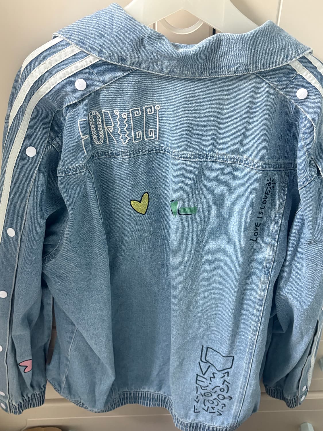 아디다스x피오루치 데님 자켓 m 상품이미지5