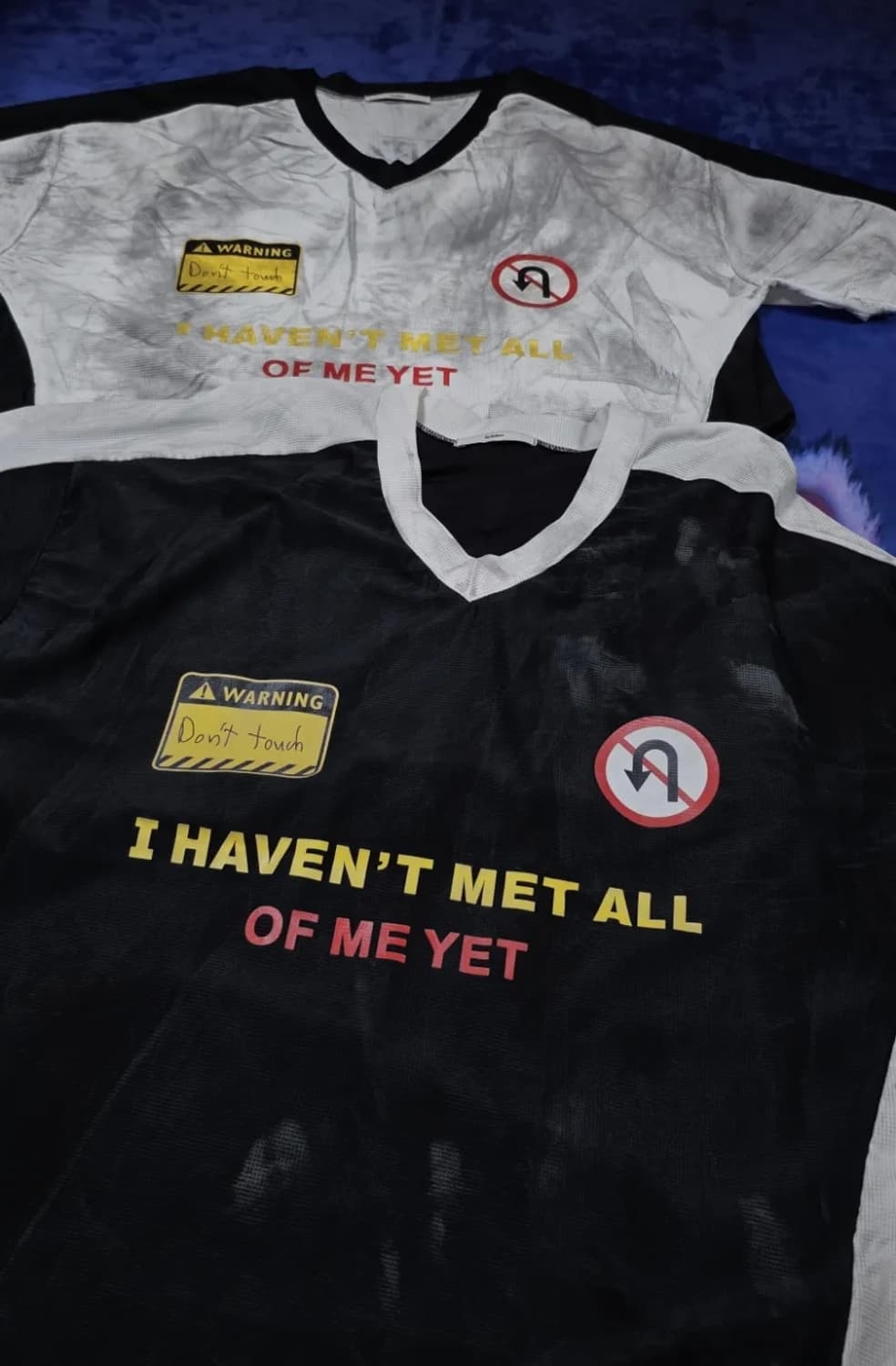 [OS] 노쿨러스 워시드 필름 저지 티셔츠 블랙 상품이미지2