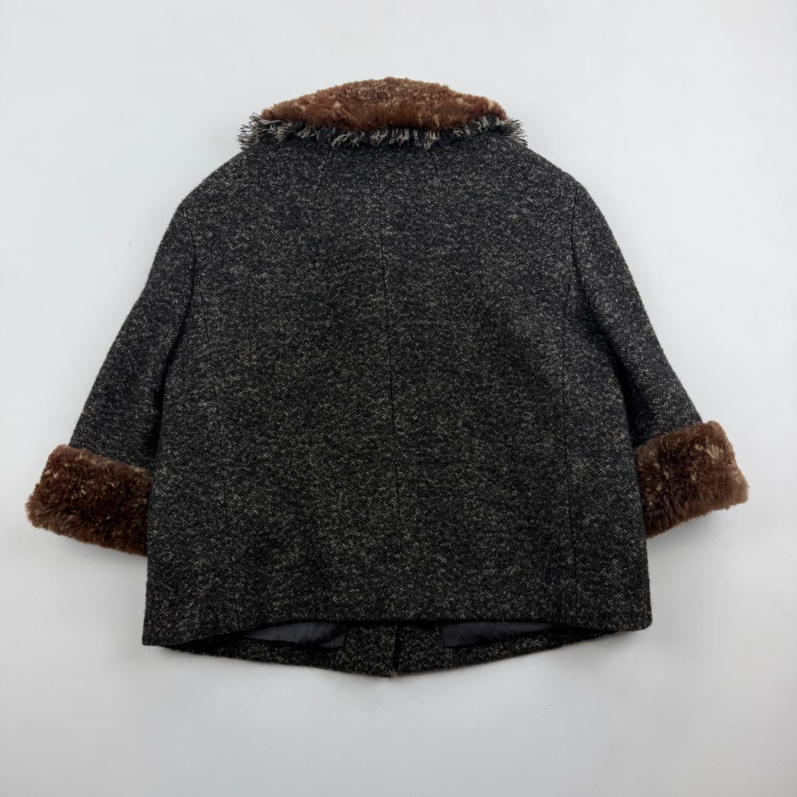 샤넬 05A 래빗퍼 트위드 자켓 42 상품이미지6