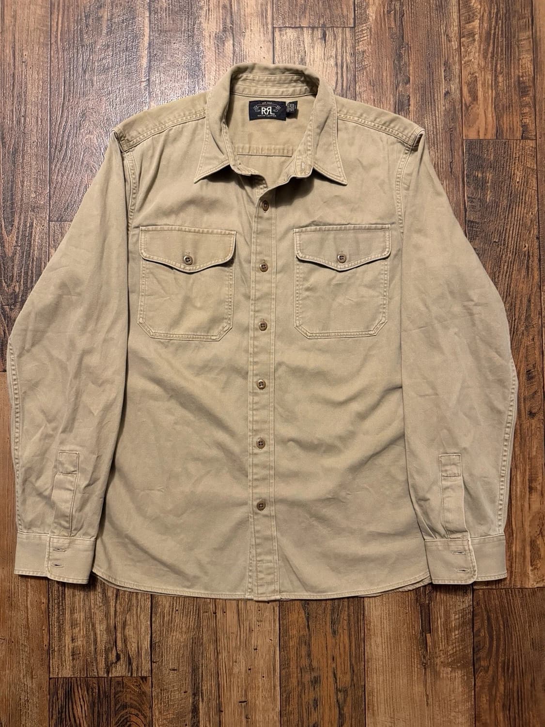 RRL 더블알엘 트윌 오피서 워크셔츠 상품이미지1