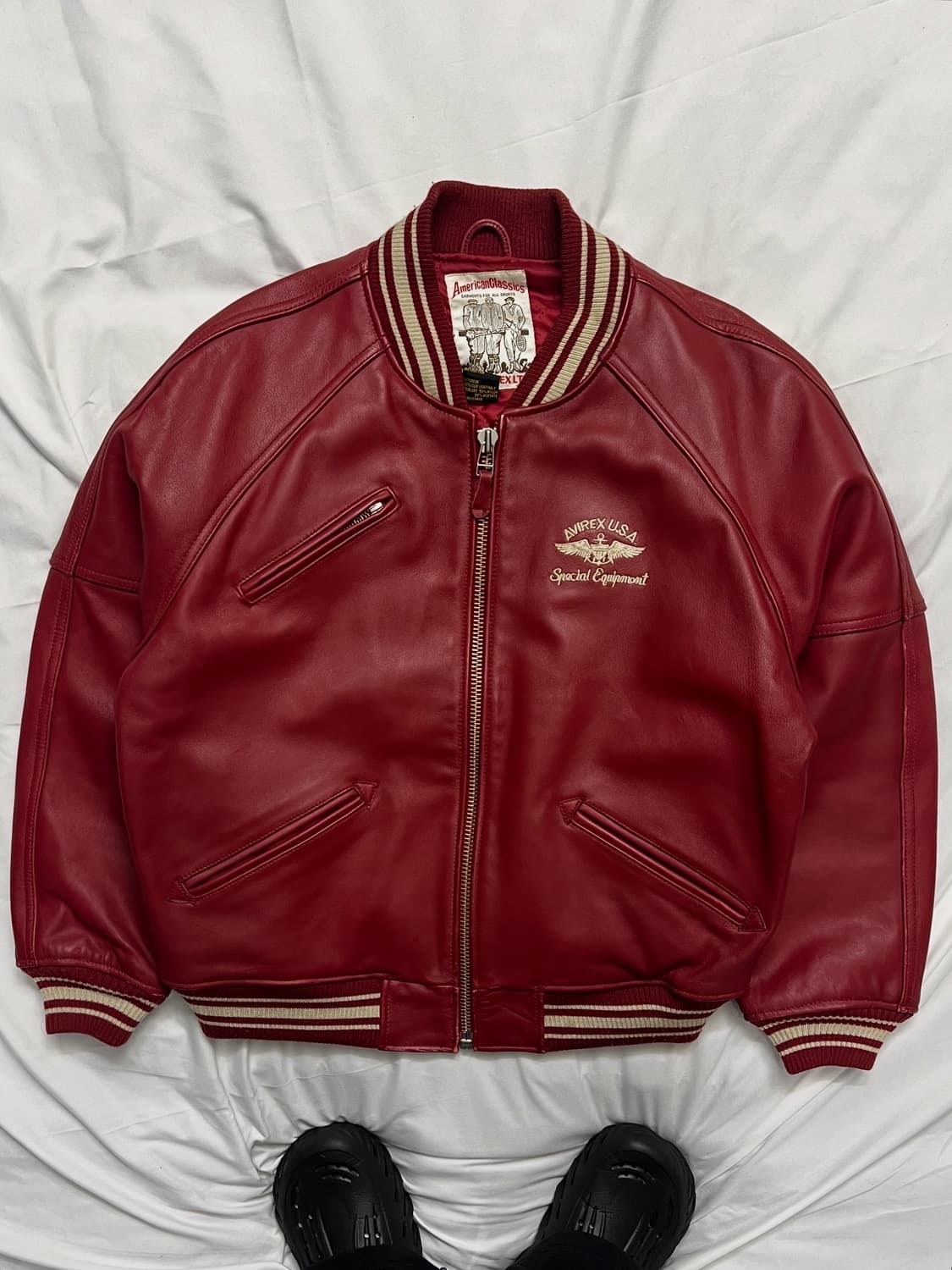 아비렉스 아이콘 가죽자켓 상품이미지2