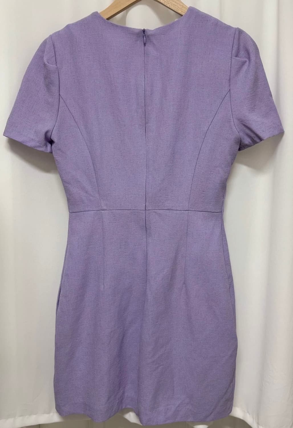 허쉬 퍼플 미니 원피스 반팔 상품이미지6