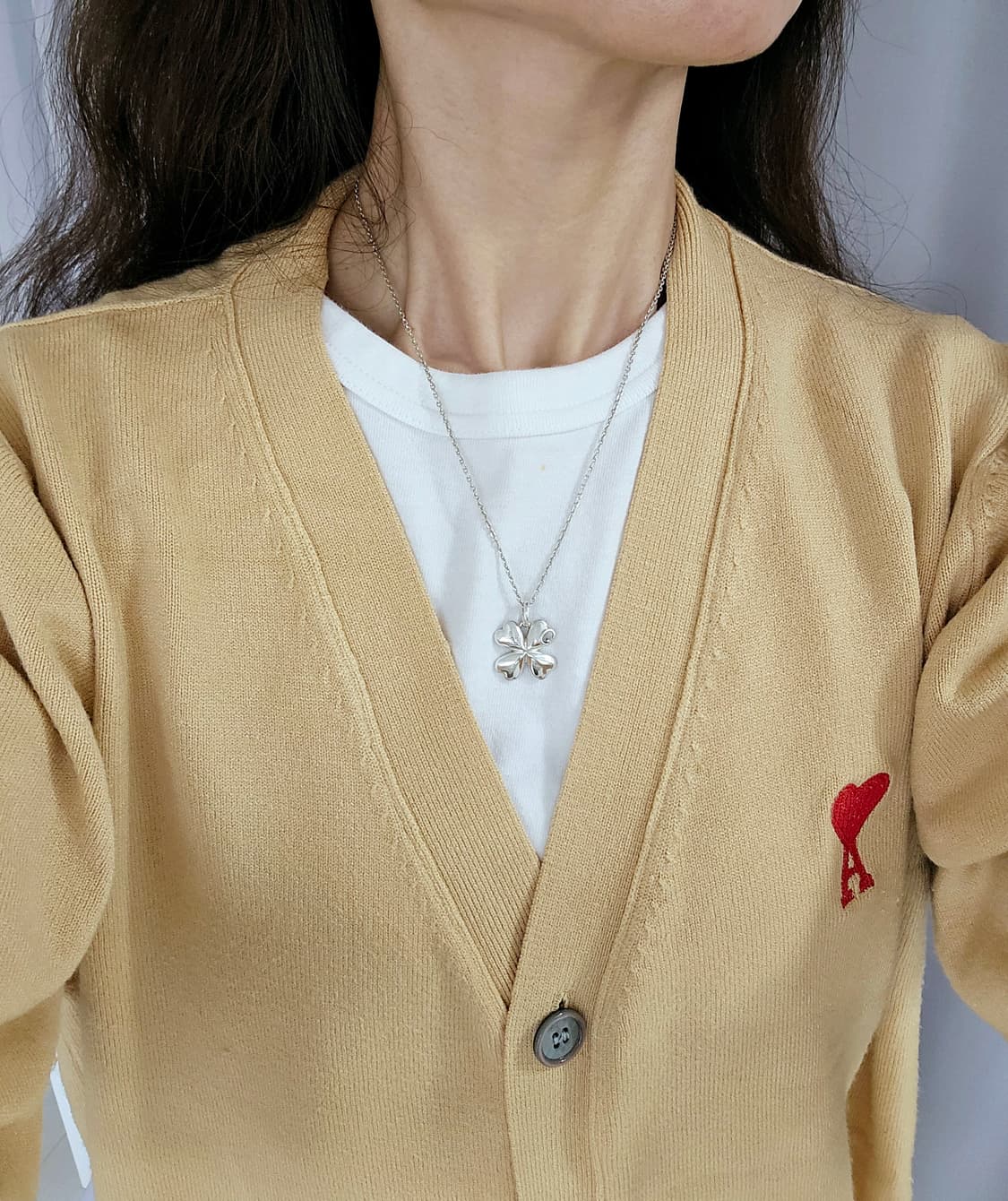 구찌 클로버 실버 목걸이 [정품/풀구성] 상품이미지6