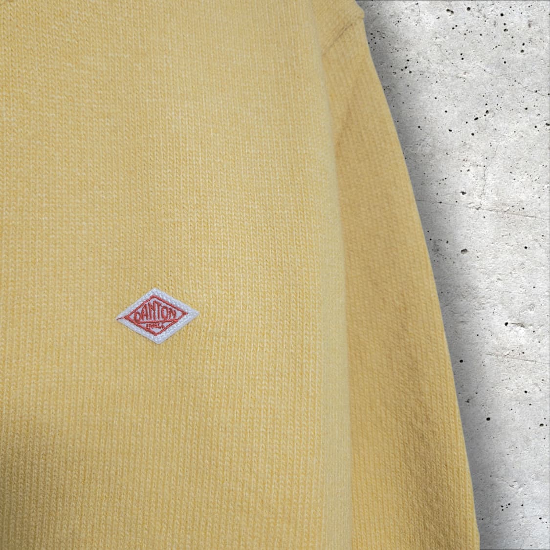 단톤 크루넥 니트 가디건 개나리 (95/M) 상품이미지4