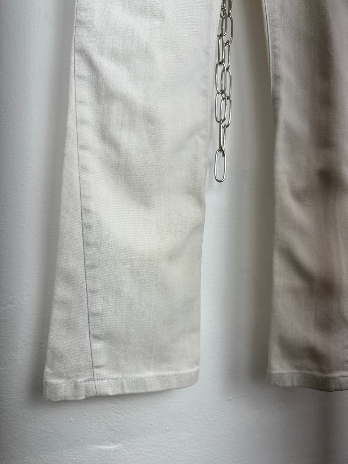 Tornado Mart white brown tap pants  상품이미지7