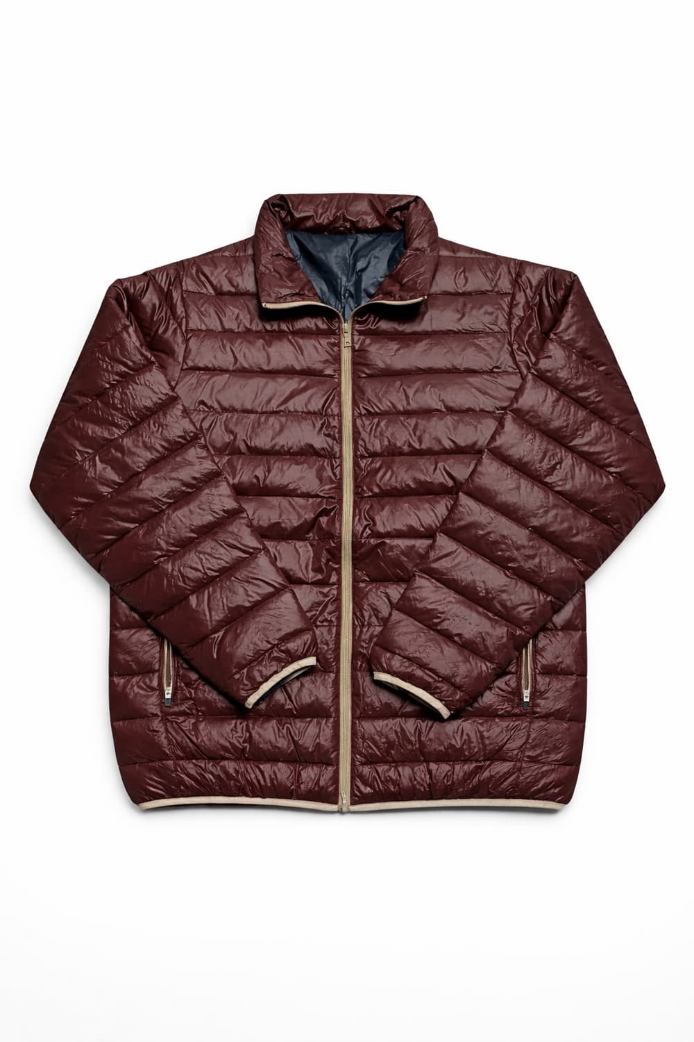 JPN 일본 빈티지 빔즈 라이트 BEAMSLIGHTS 버건디 경량패딩 L 상품이미지1