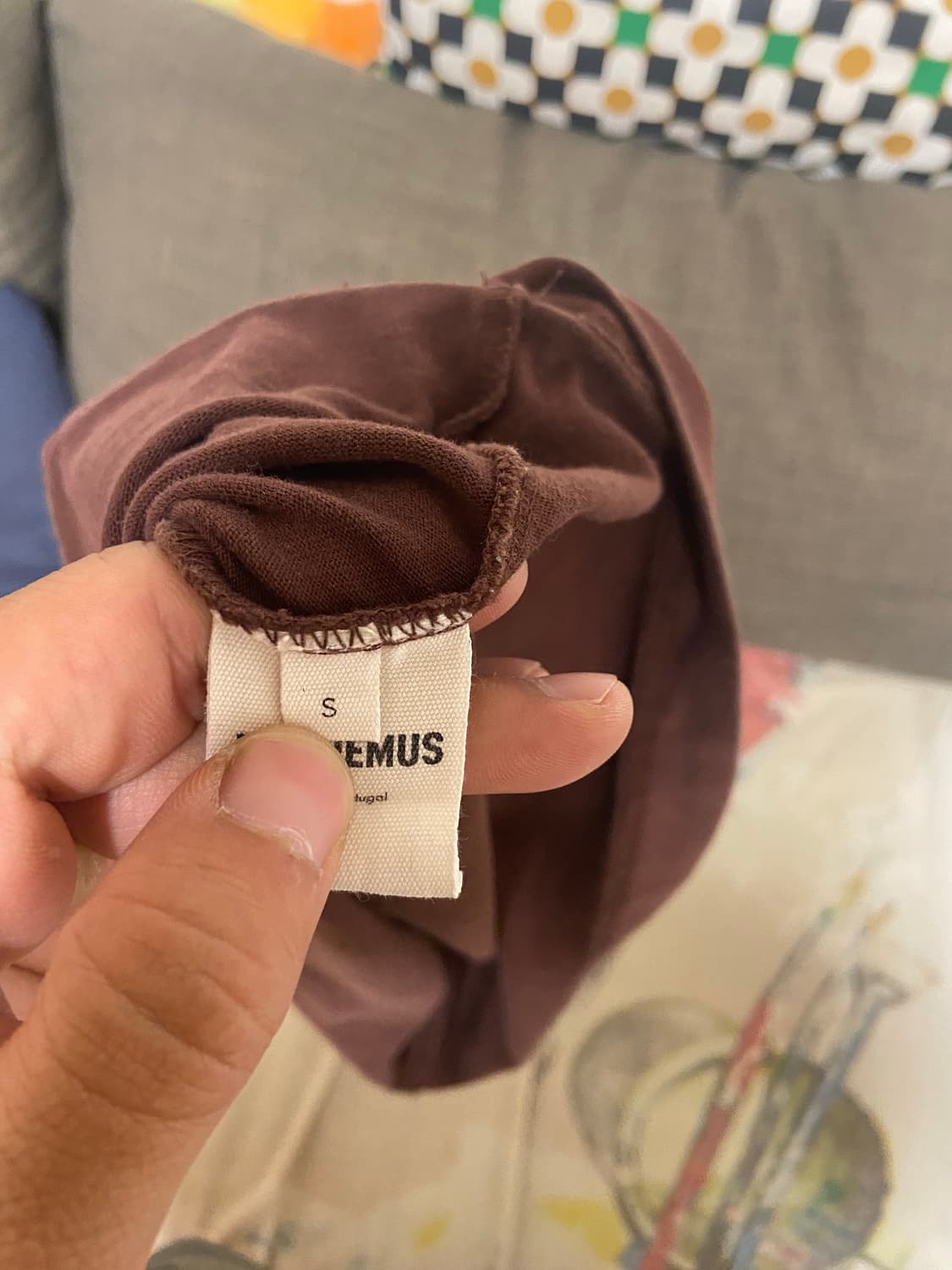 JACQUEMUS 웨이브 로고 여성 반팔 상품이미지4