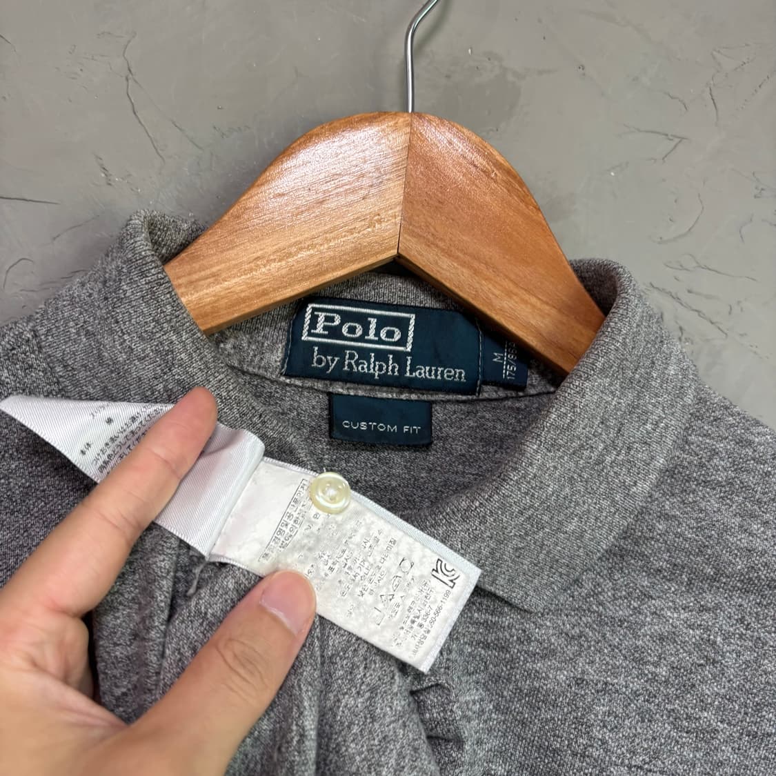 폴로 랄프로렌 빅포니 카라티 반팔 그레이 상품이미지3