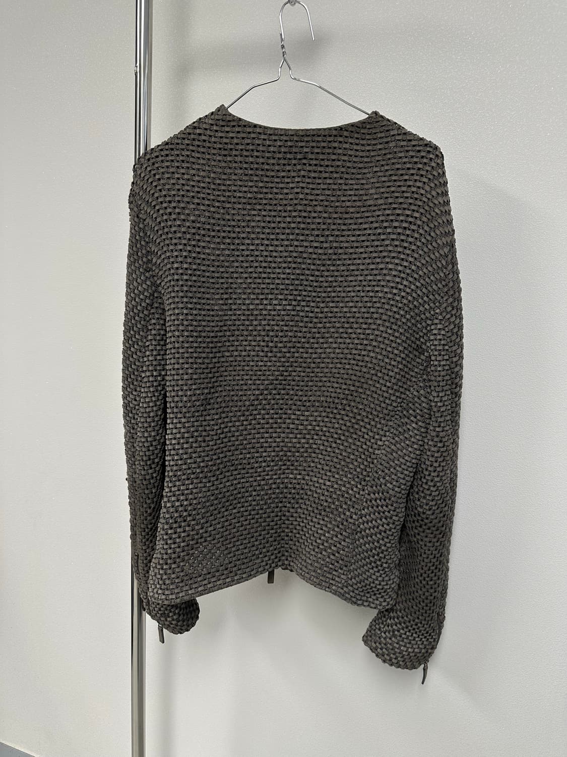 엠프리오 알마니 레더 텍스처 집업 자켓 상품이미지5