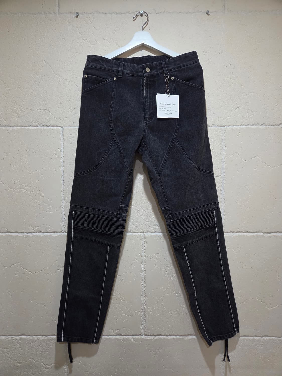 강혁 데님 바이커 팬츠 라지 새상품 상품이미지1