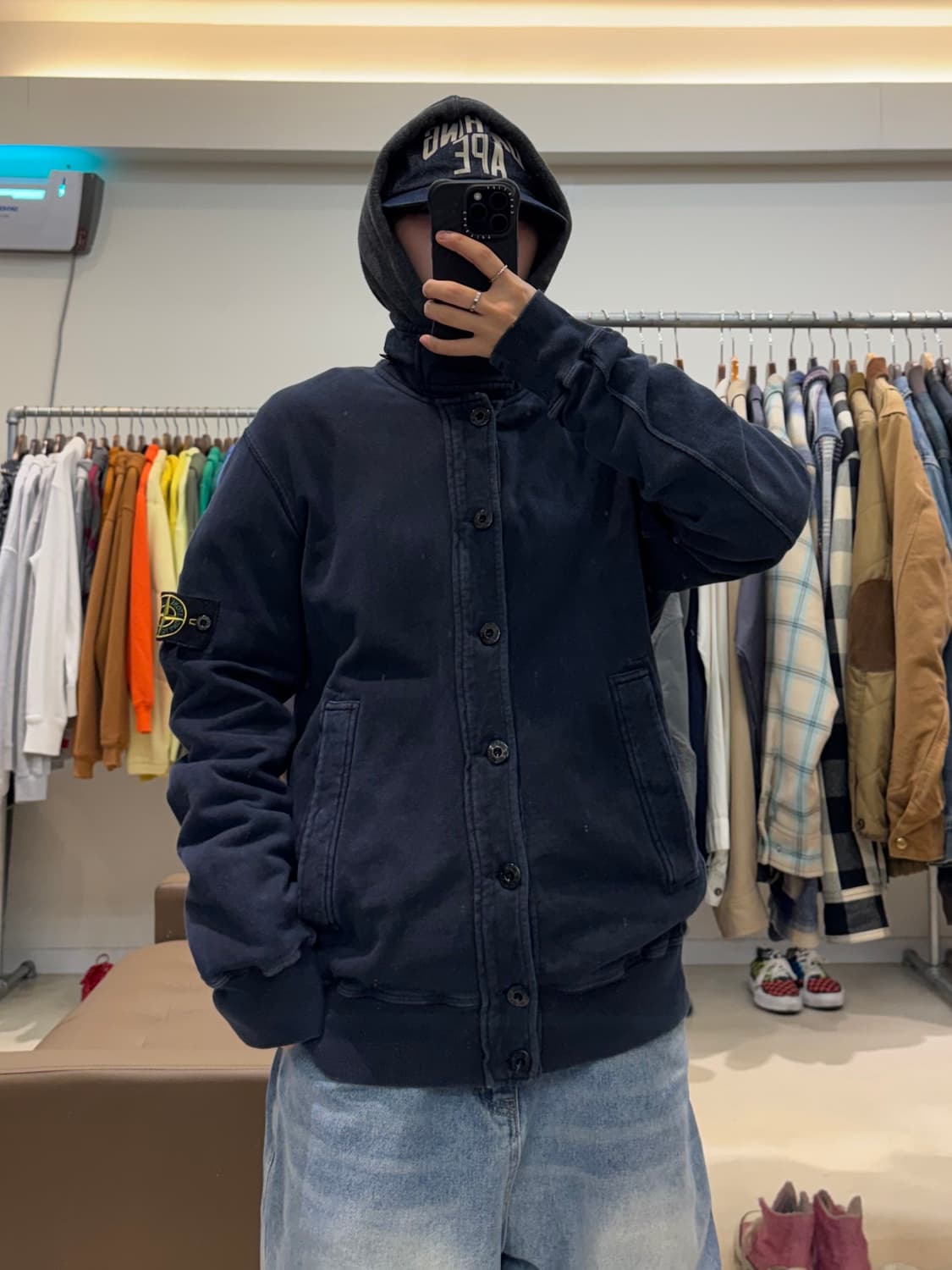 스톤아일랜드 패치 빅버튼 자켓 상품이미지7