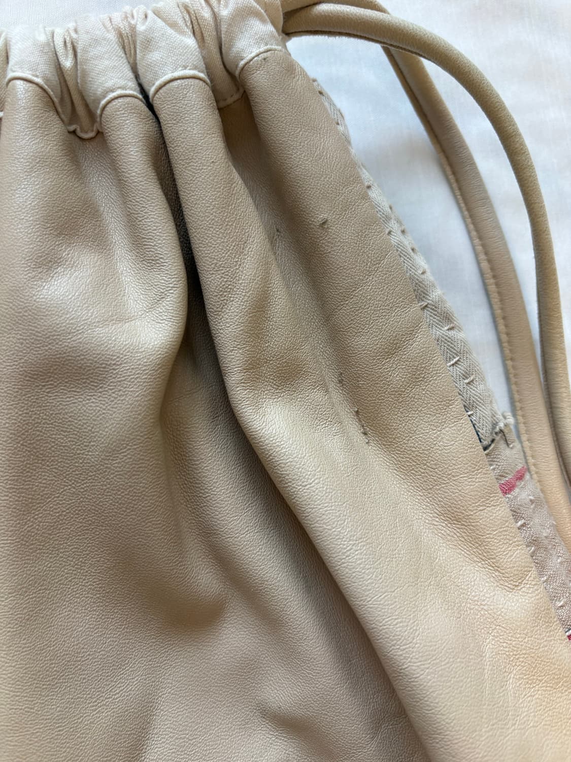 By walid 패치워크 드로스트링 백  상품이미지3