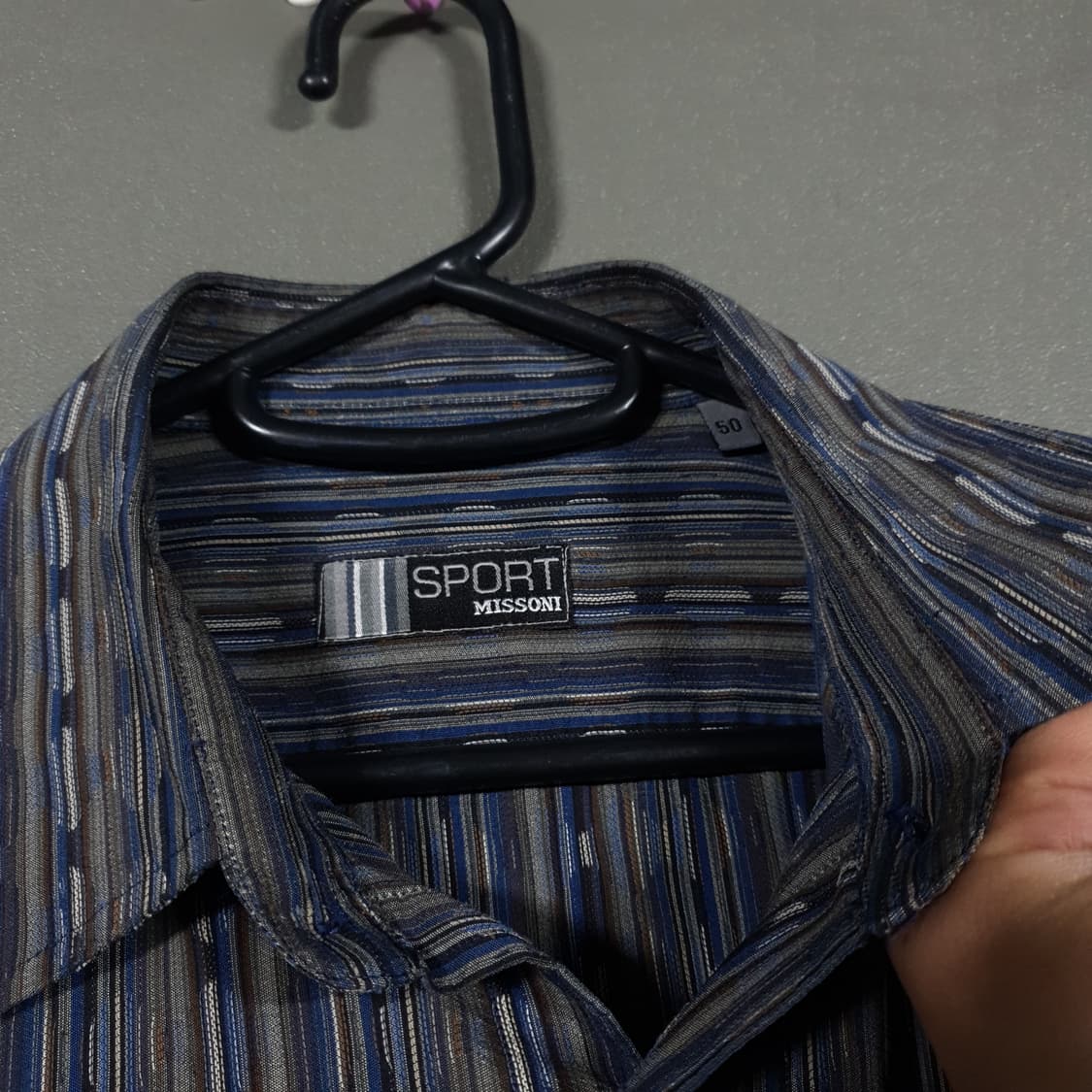 L (100) 미쏘니 스포츠 90s 멀티컬러 에스닉 멀티컬러 반팔 셔츠 상품이미지7