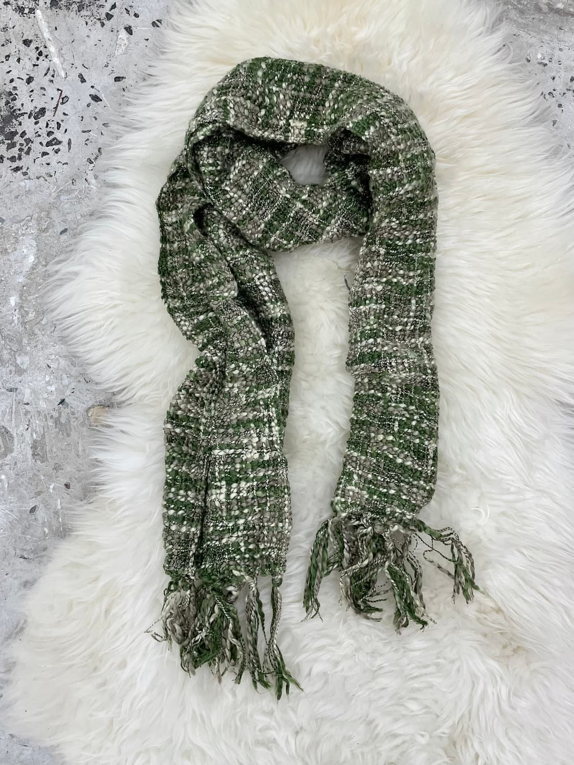 페어리 말차 짜임 머플러🍵 상품이미지4